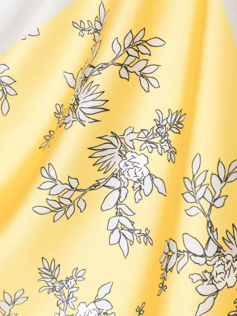 Samantha scarf in mustard floral print