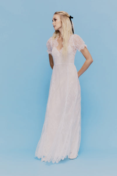 Endora White lace Dress