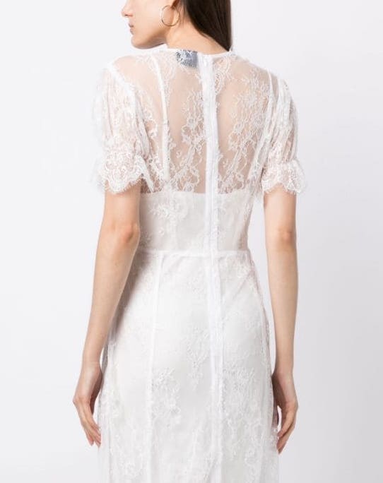 Endora White lace Dress