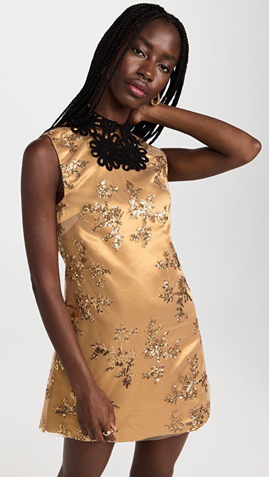 Repertoire Dress in Gold
