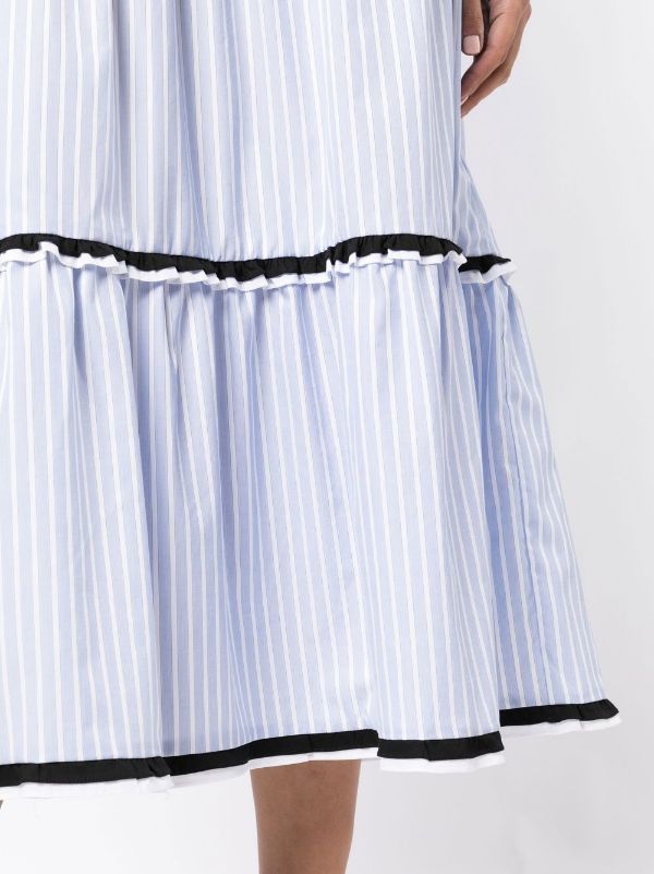 Lulu Dress in Blue stripe