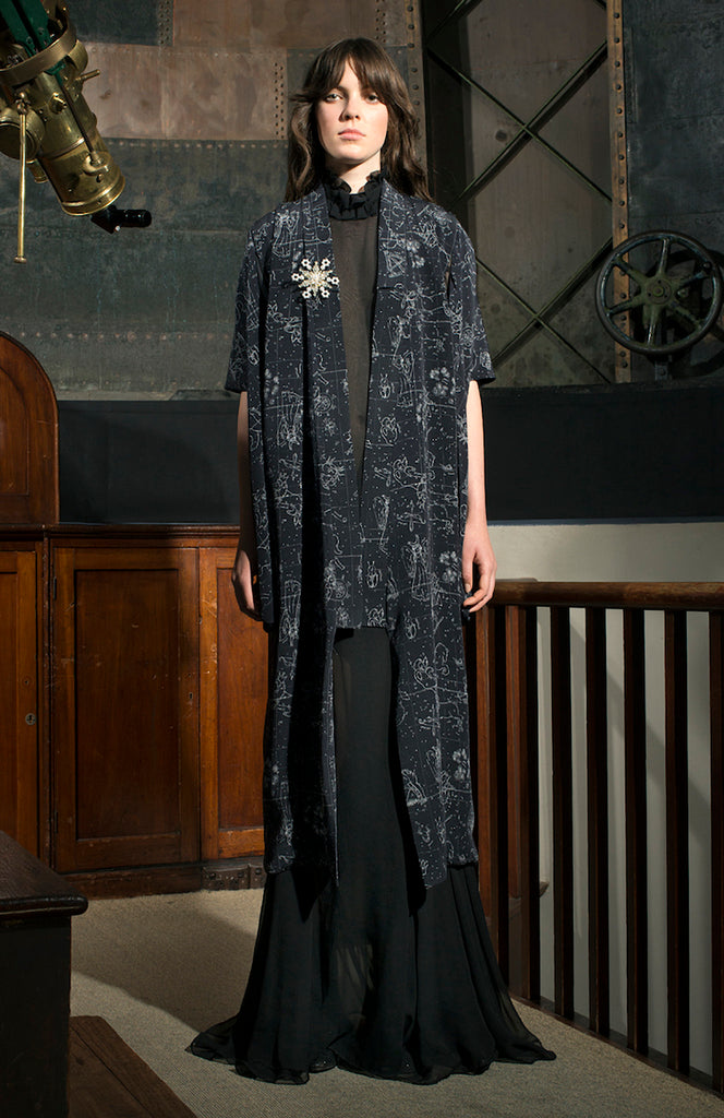 Medici Kimono in Black Print