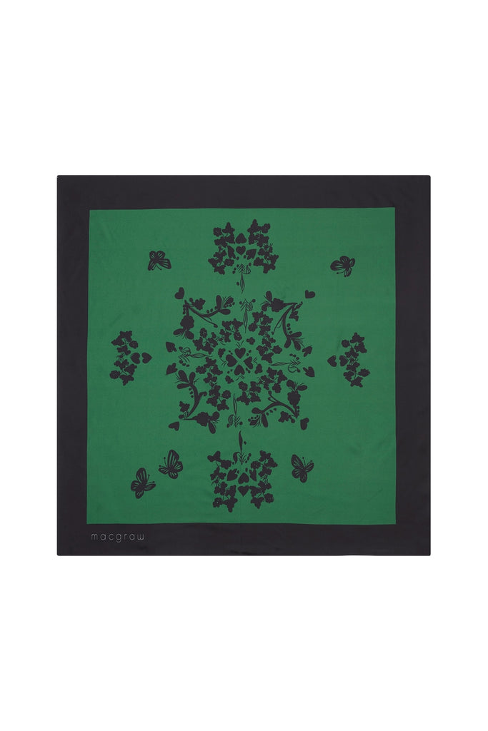 Porcelain Scarf in Green