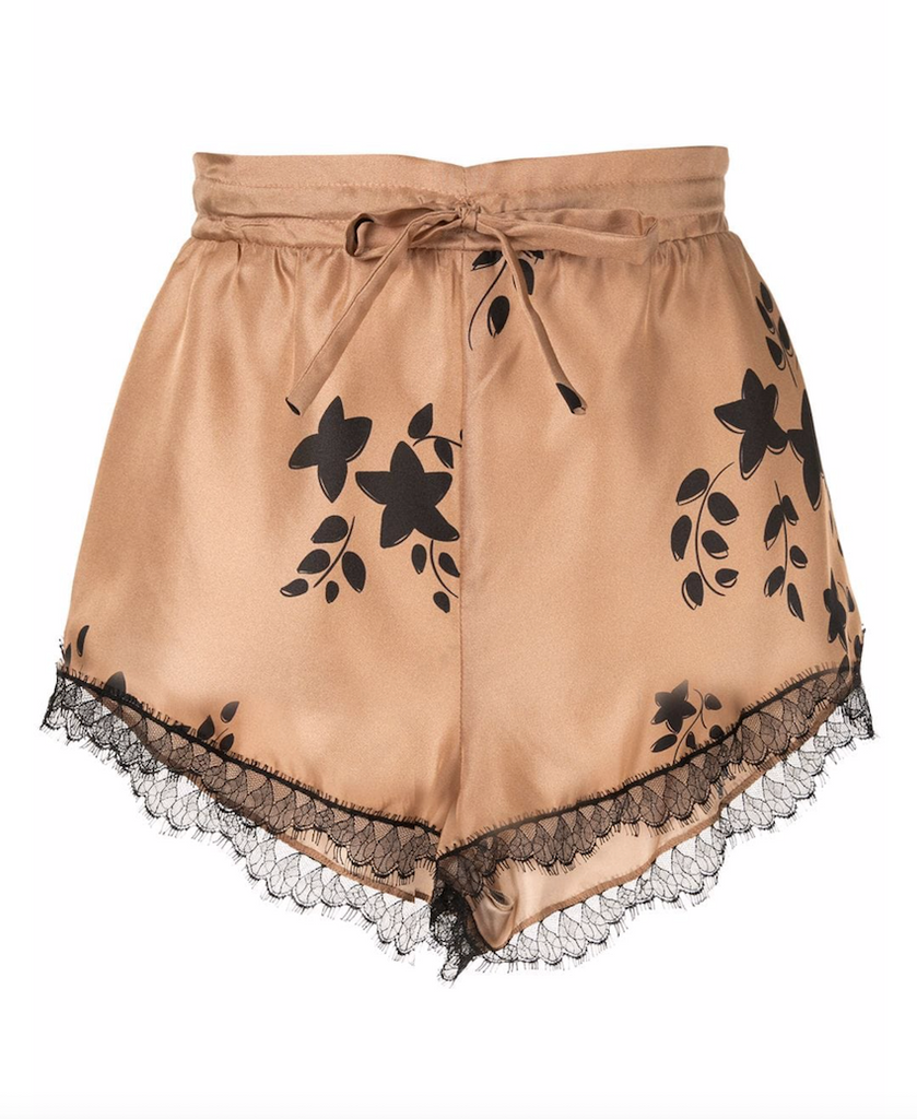 St Clair Shorts in Biscuit & Black