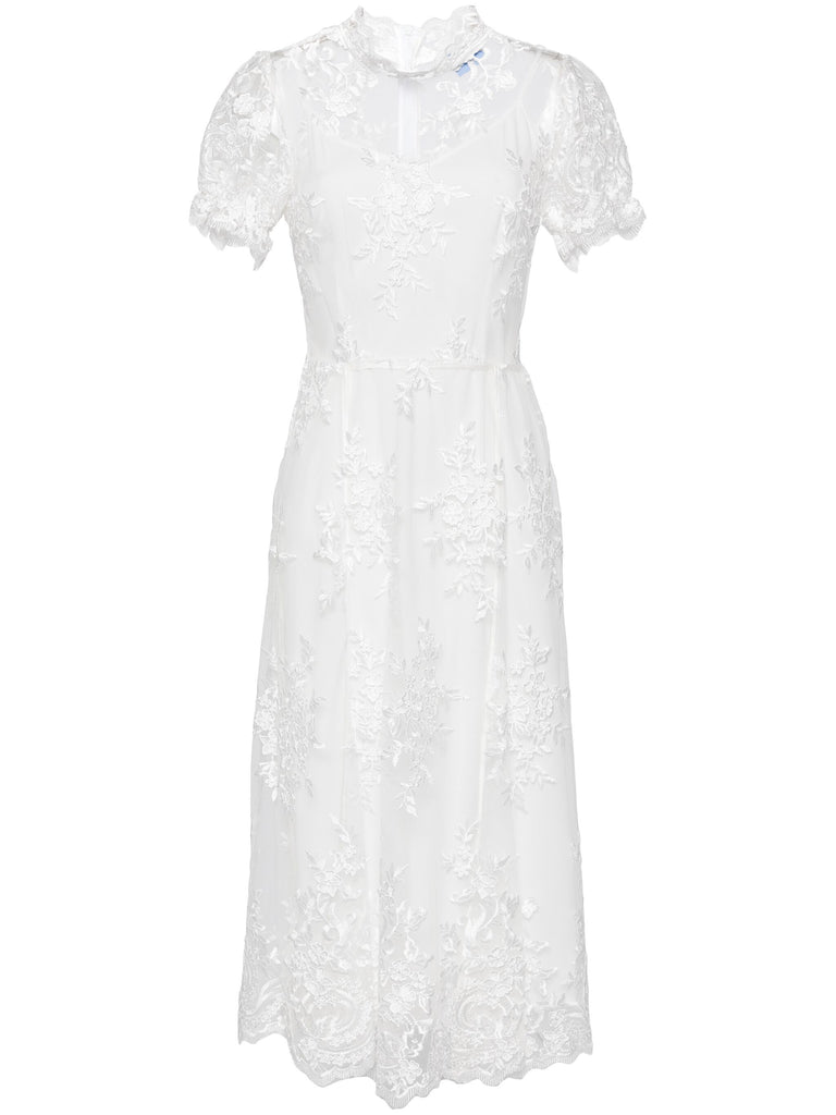 Porcelain dress in Ivory Lace