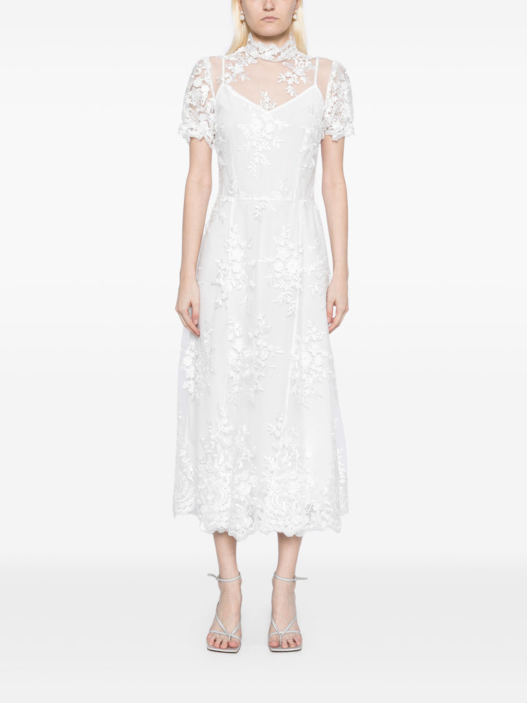 Porcelain dress in Ivory Lace