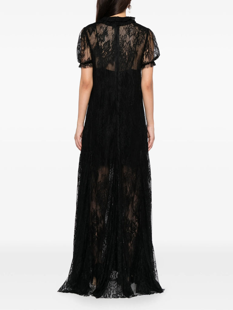 Reverence Dress in Black Lace
