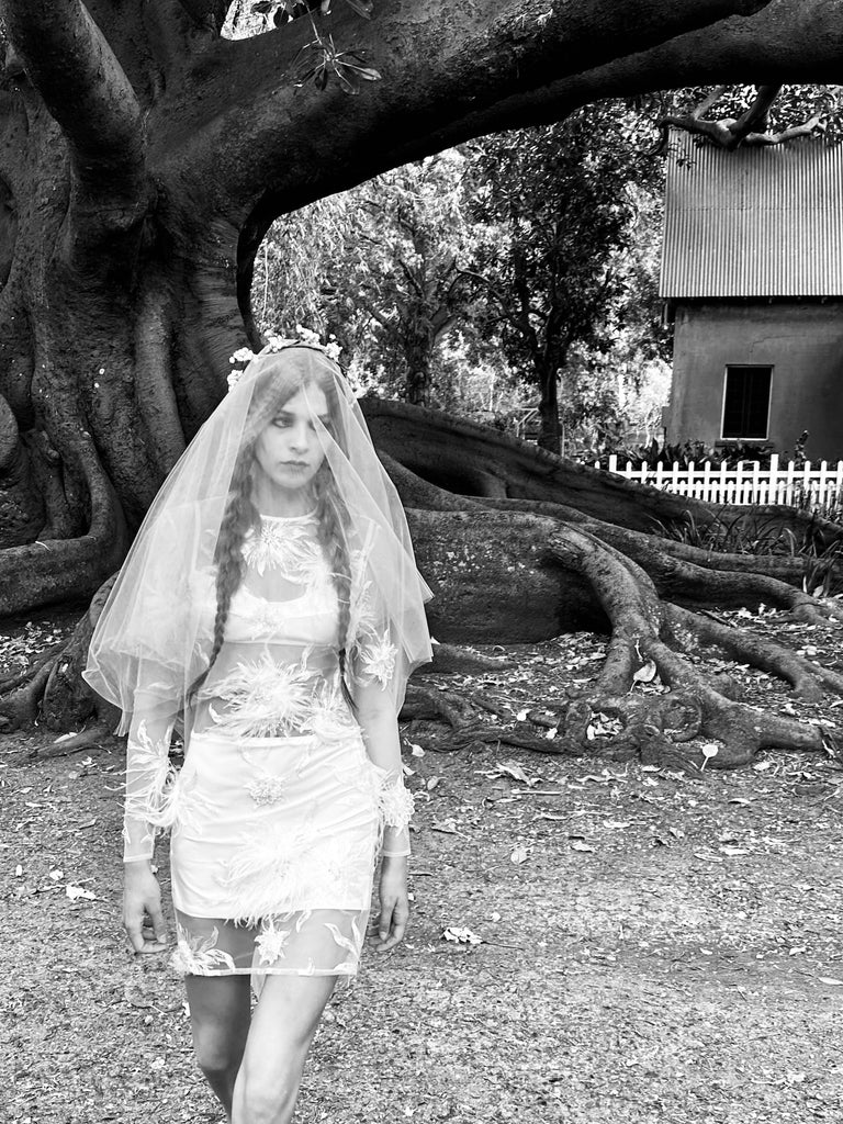 Baby Birdy Dress in Ivory