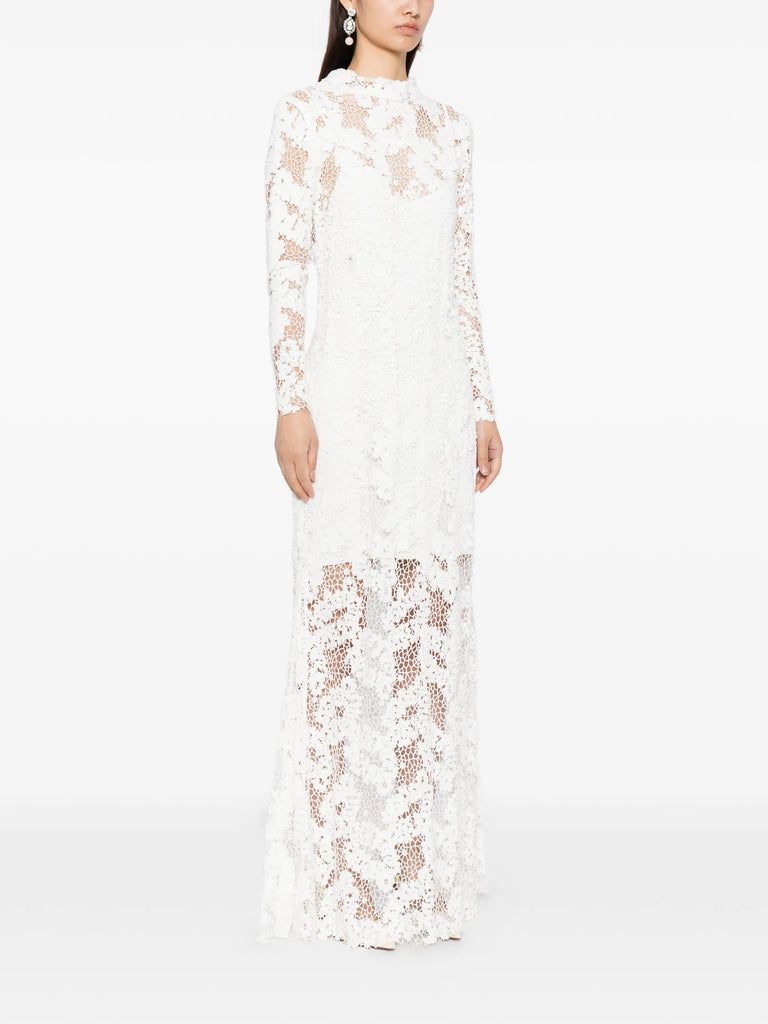 Cavalleri Dress in white cotton lace