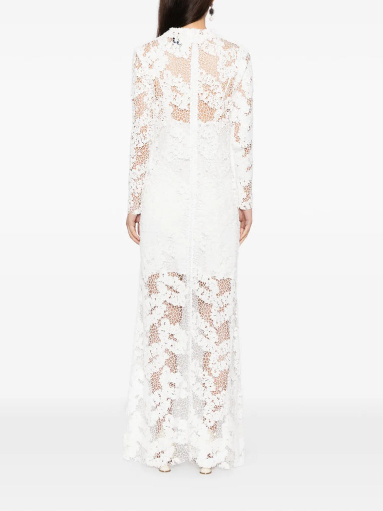 Cavalleri Dress in white cotton lace