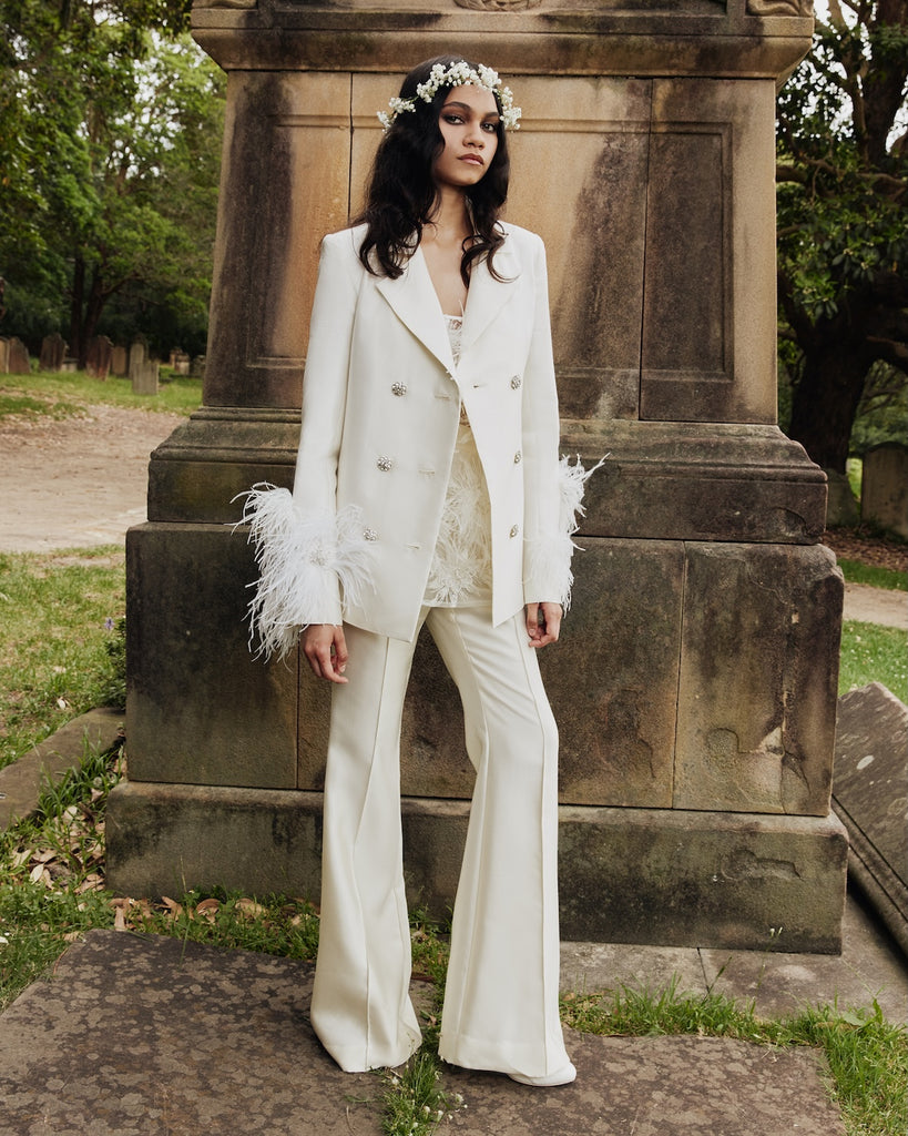 Circa 72 Trouser in Ivory