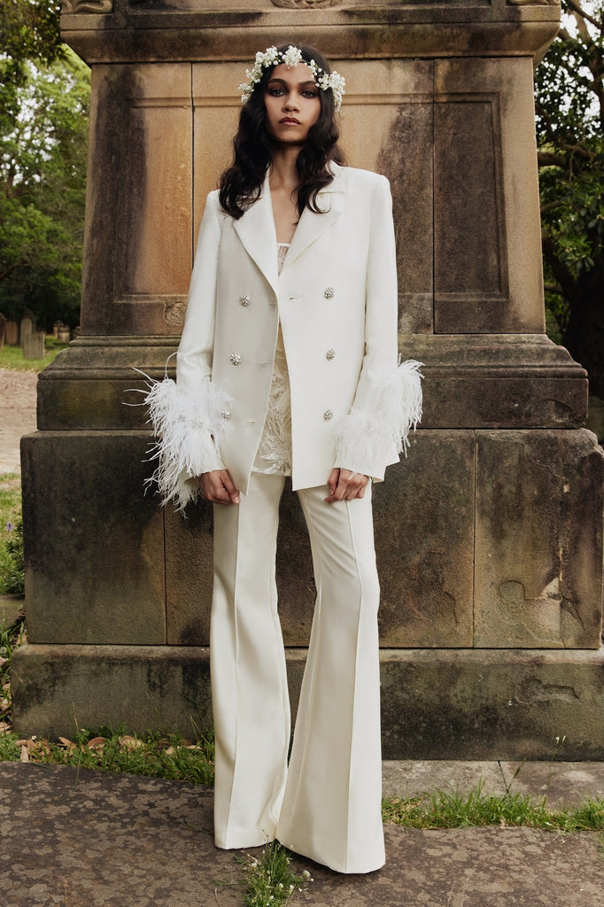 Circa Birdy Blazer in Ivory
