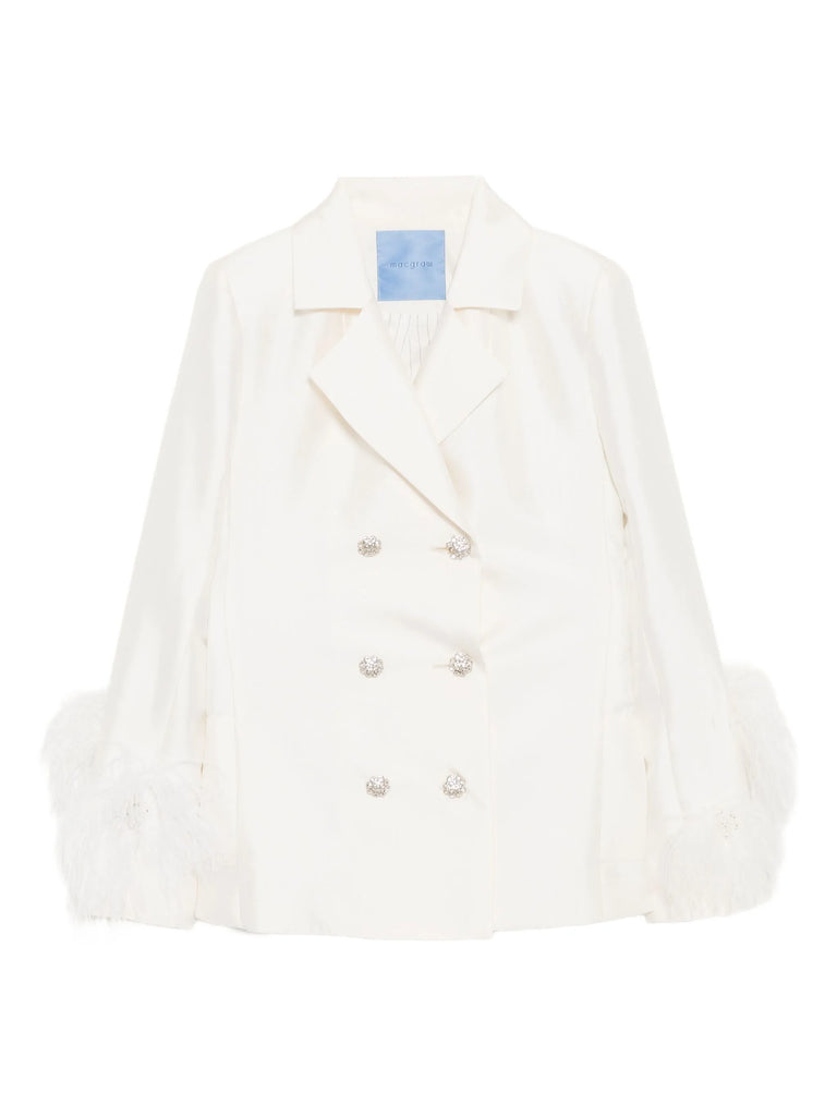 Circa Birdy Blazer in Ivory