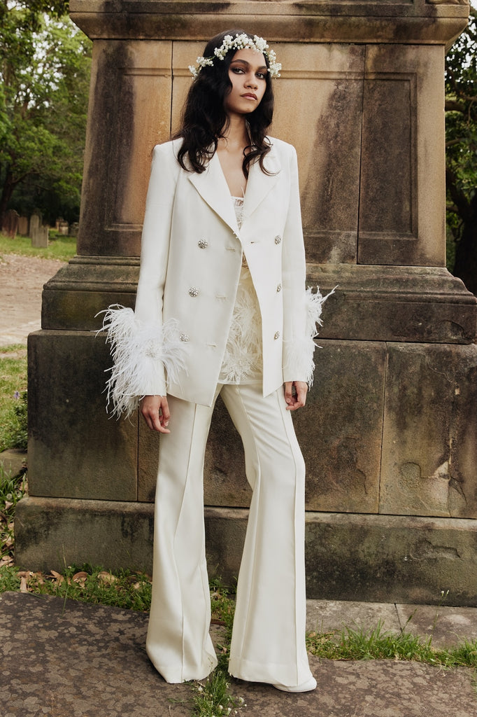 Circa Birdy Blazer in Ivory