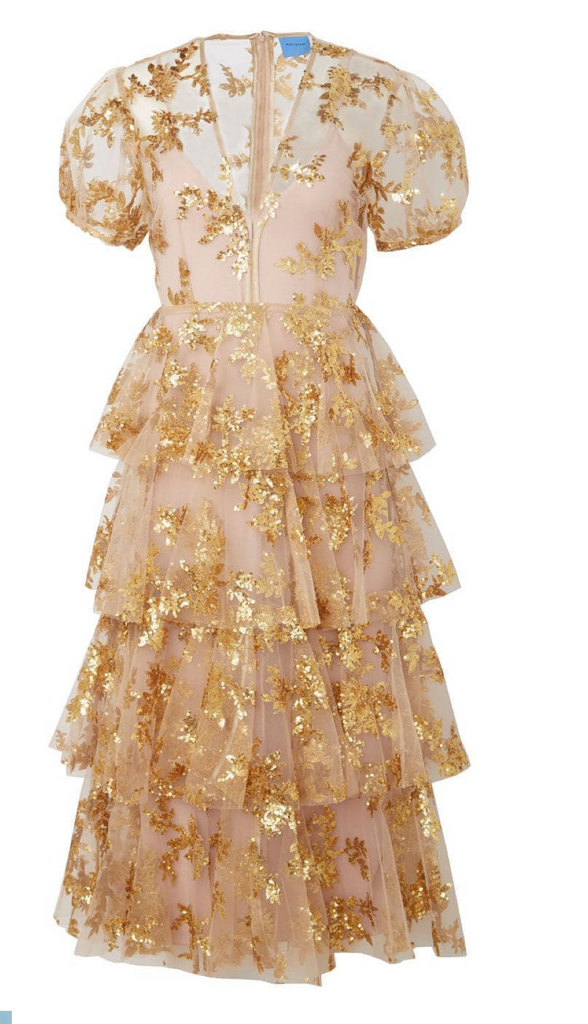 Parody Dress in Gold