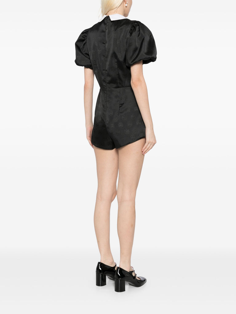 Professor Playsuit in Black Crest