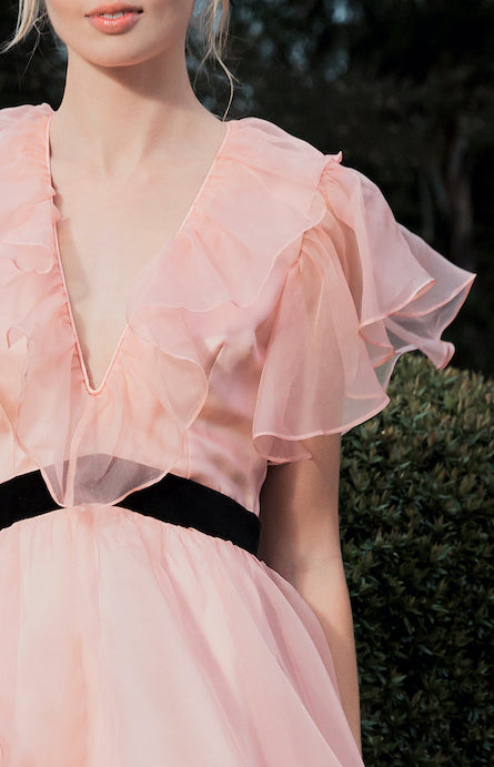 Chandelier Dress in Pink