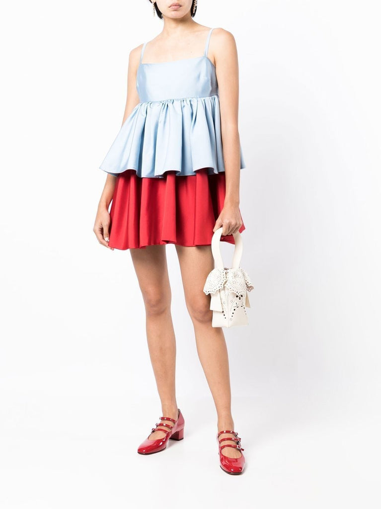 Conversation Dress in blue/red by macgraw Conversation Dress in blue/red by macgraw