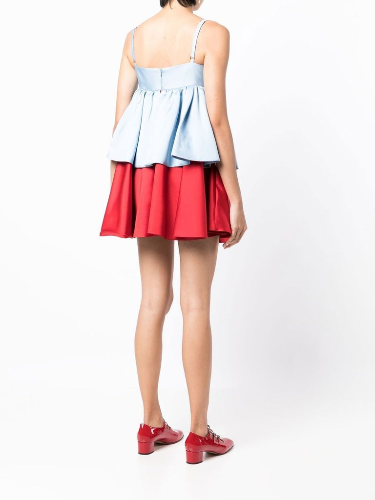 Conversation Dress in blue/red by macgraw Conversation Dress in blue/red by macgraw