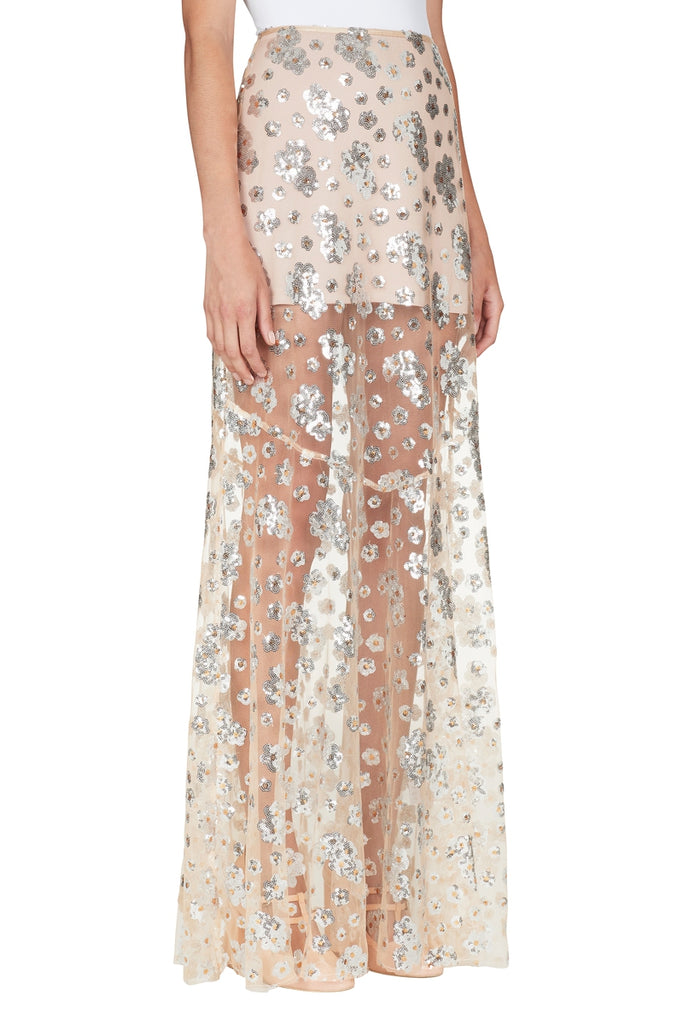 Dorothea Skirt in Silver Blossom