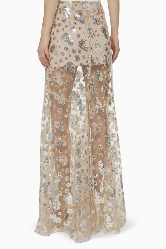 Dorothea Skirt in Silver Blossom