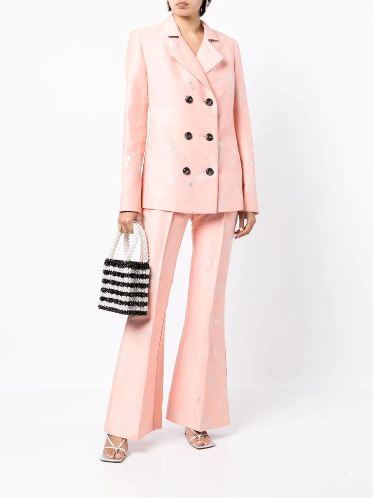 Stereotype Blazer in pink Jacquard