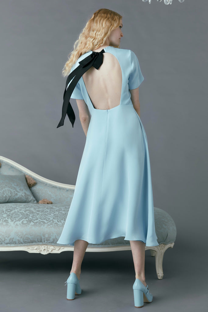 Bow Tie Dress in blue by macgraw Bow Tie Dress in blue by macgraw