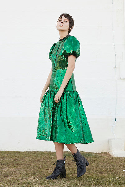 Ziggy Dress In Green Macgraw 7521