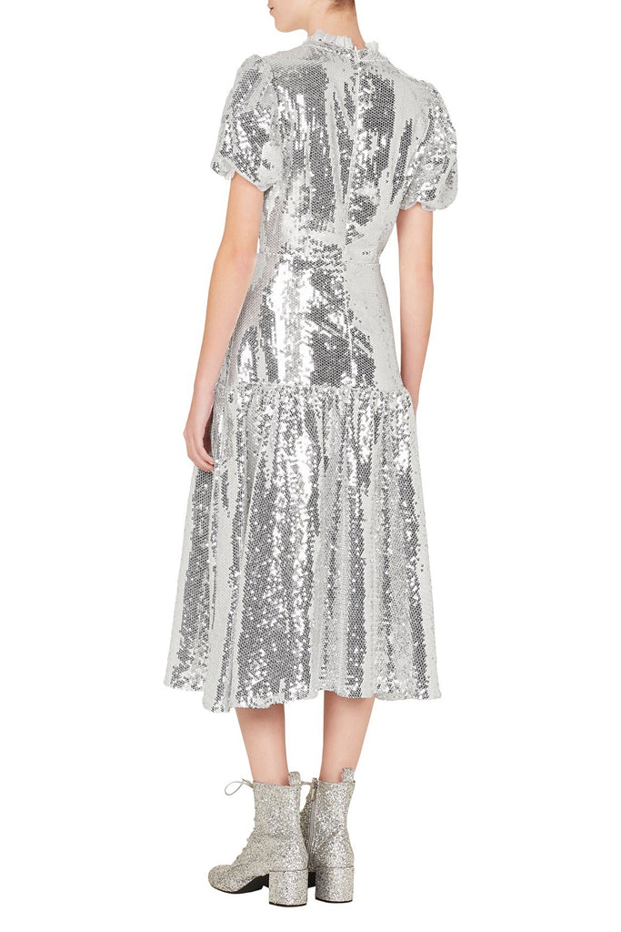 Ziggy Dress in Silver